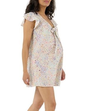 Cache Coeur Caroline Maternity And Nursing Nightdress - Multicolor