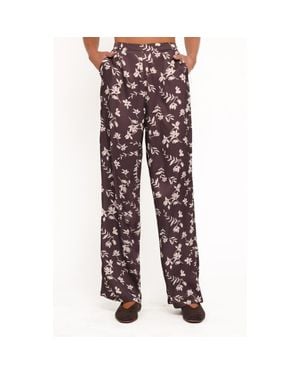 Petal & Pup Romola Print Pants - Red