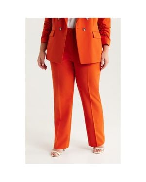 Tahari Flare Leg Pants - Red