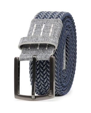 Travis Mathew Cheers 2.0 Woven Elastic Belt - Blue