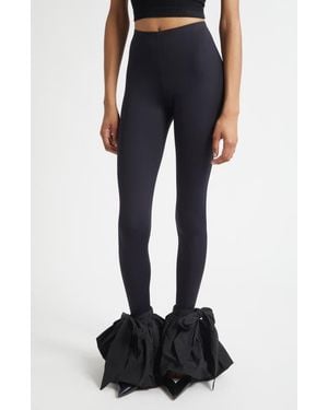 VAQUERA Pouf Flare Leggings - Blue