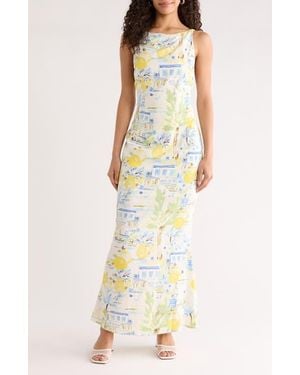 Sugarlips Mizie Open Back Maxi Dress - Multicolor