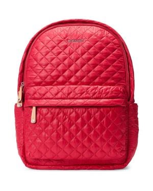 MZ Wallace Metro Deluxe Backpack - Red