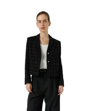 Gerard Darel Tiana Single Breasted Tailored Blazer - Black