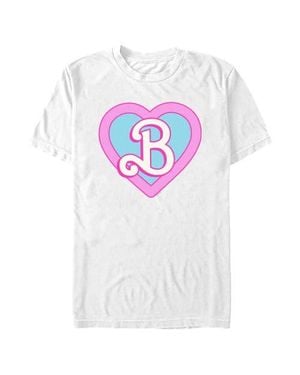 Barbie B Is For Heart Logo T-Shirt - White