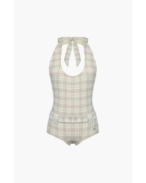 Oddli Halter One Piece - White