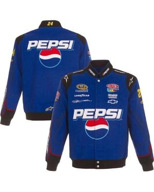 JH Design Jeff Gordon Pepsi Full-Snap Twill Uniform Jacket - Blue