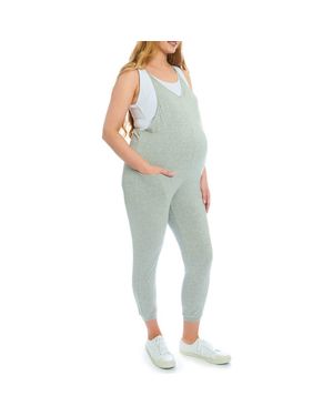 Everly Grey Brandi During & After Maternity/Nursing Romper - Green