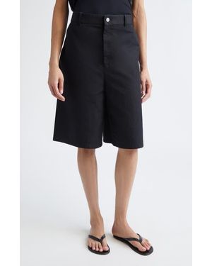Partow Doyer Cotton Shorts - Black