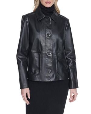 Cole Haan Leather Jacket - Black