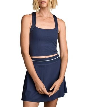 Rhone Lightspeed Court Longline Bra - Blue