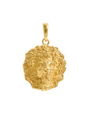freya rose Lion Pendant - Metallic