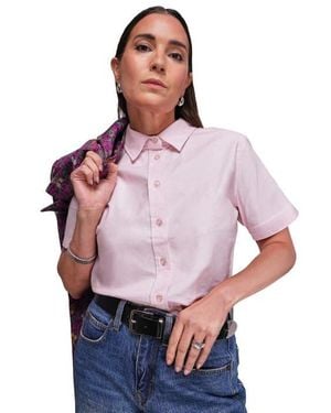 WILDFANG The Essential Oxford Button Up - Purple