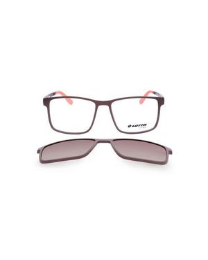 Lotto Leggenda 55Mm Rectangular Optical Glasses - Black