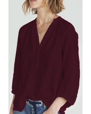ocean + main Gauze Top - Purple