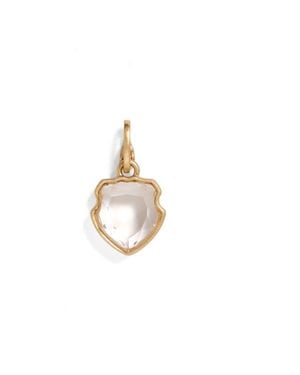 Clare V. Crest Charm - Metallic