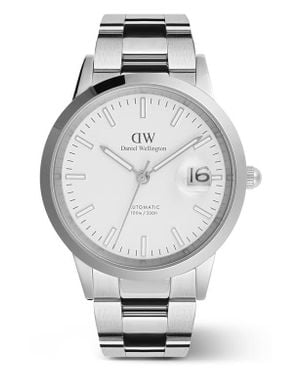 Daniel Wellington Iconic Link Automic Bracelet Watch, 40Mm - Gray