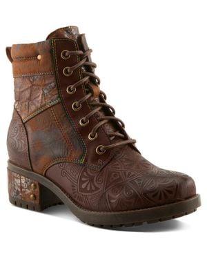 Spring Step Whitefish Leather Boot - Brown