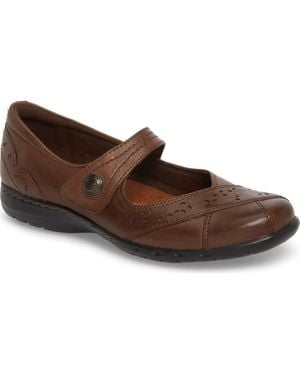 Cobb Hill 'Petra' Mary Jane Flat - Brown