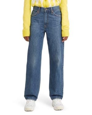 Levi's High Waist Dad Jeans - Blue