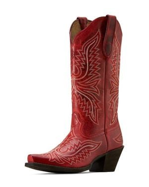Ariat Round Up Collins Western Boot - Red