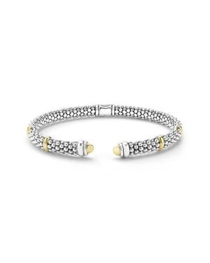 Lagos Signature Caviar Versa Cuff Bracelet - Multicolor
