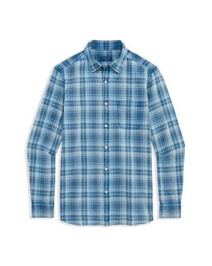 Vineyard Vines Seafarer Plaid Slub Button-Down Shirt - Blue