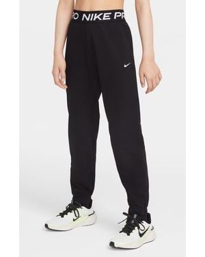 Nike Kids' Pro Fleece Elastic Waist Sweatpants - Black