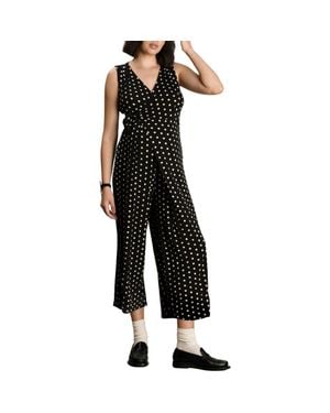 Nom Maternity Francesca Maternity & Nursing Cropped Jumpsuit - Black