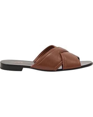 Reiss Kori Slide Sandal - Brown