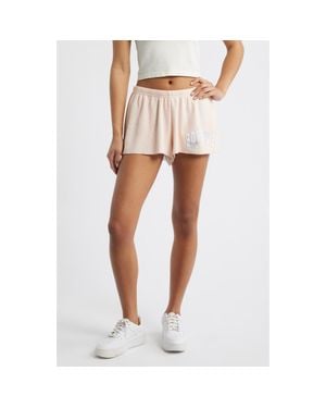 Boys Lie Sunshine & Rainbows Kimmy Waffle Knit Shorts - Multicolor