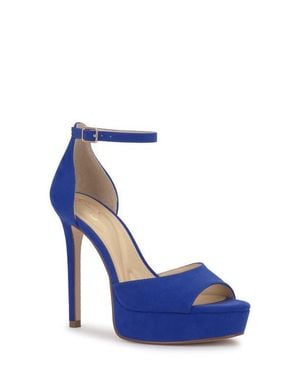 Jessica Simpson Sohilea Ankle Strap Platform Sandal - Blue