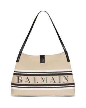 Balmain Medium Release Shopper Bag - Metallic