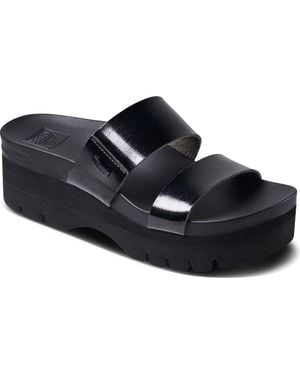 Reef Vista Hi Platform Sandal - Black