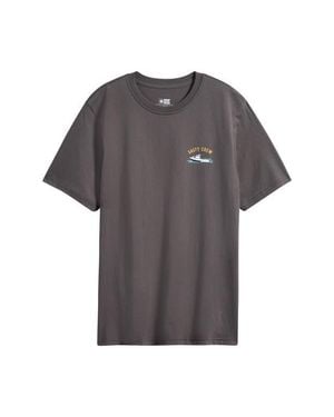 Salty Crew Kids' Boat Repair Cotton Graphic T-Shirt - Gray