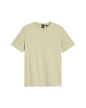 BOSS Tessler Slim Fit Cotton T-Shirt - Natural