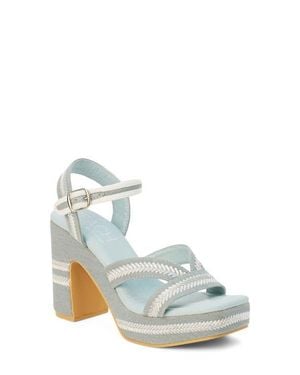 Matisse Adelaide Ankle Strap Platform Sandal - Blue