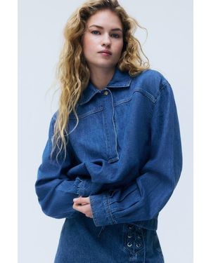 H&M Denim Pullover Shirt - Blue