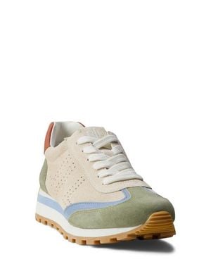 Ralph Lauren Dani Perforated Lace-Up Sneaker - White