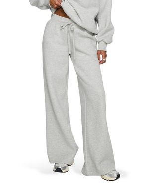 Princess Polly Stargirl Wide Leg Sweatpants - White