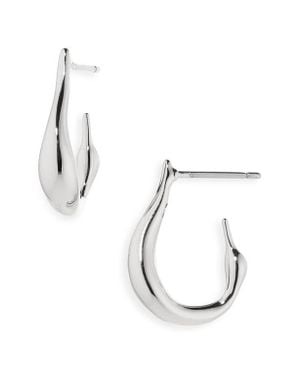 Jenny Bird Mini Collette Hoop Earrings - Blue
