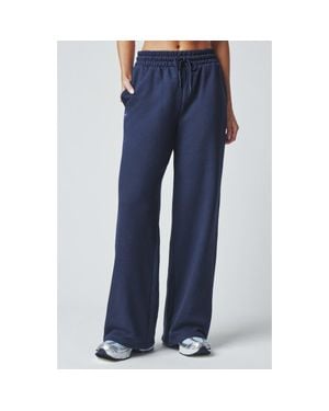 Florence By Mills Cozy Crush Wide Leg Sweatpants - Blue