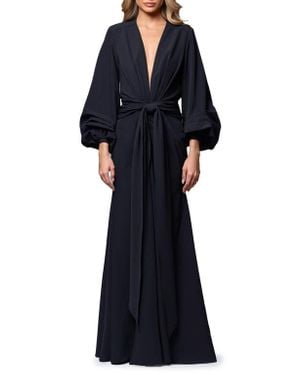 GRAIL Millie Crepe Gown - Blue