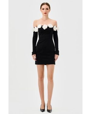 Bariano Danna Long Sleeve Mini - Black