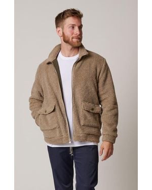 LEISURE LAB Fleece Jacket - Natural
