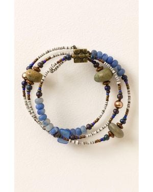 Uncommon Goods Tumbled Ocean Spiral Bracelet By Iris Designs - Multicolor