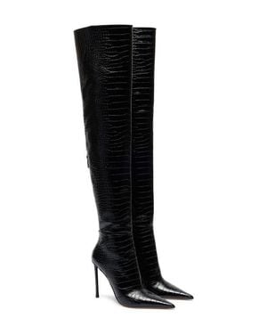 Tom Ford Vertigo Pointed Toe Over The Knee Boot - Black