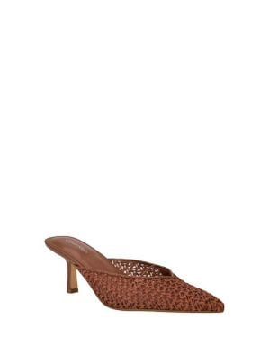 Calvin Klein Camily Pointed Toe Mule - Brown