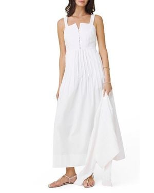 Splendid Maggie Sleeveless Maxi Dress - White