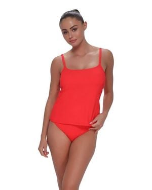 Pacifica by Sunsets Coralie Tankini Swimsuit Top - Red